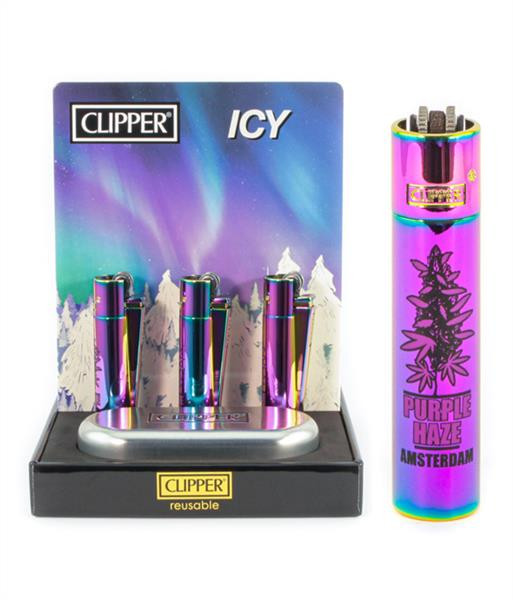 Growpoint_Clipper_Icy_Amsterdam_Purple_Haze_Display_Lighter