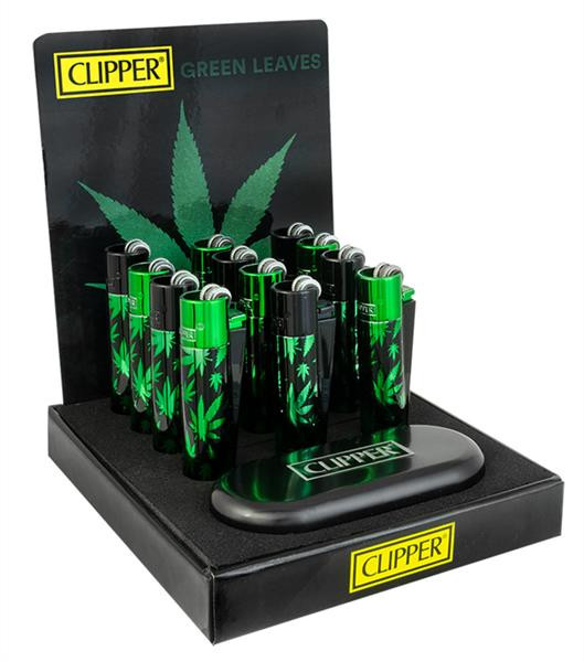 Growpoint_Clipper_Metall_Green_Leaves_Display