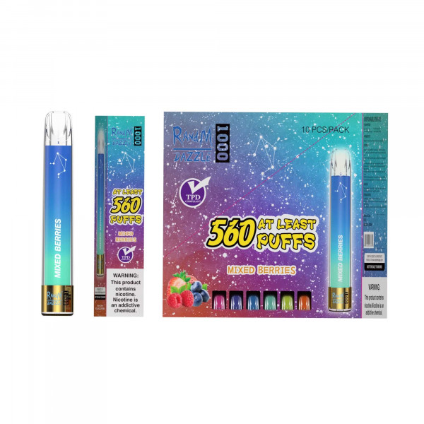 Growpoint_Vape_DAZZLE_600Puffs_LED_mixed_berries