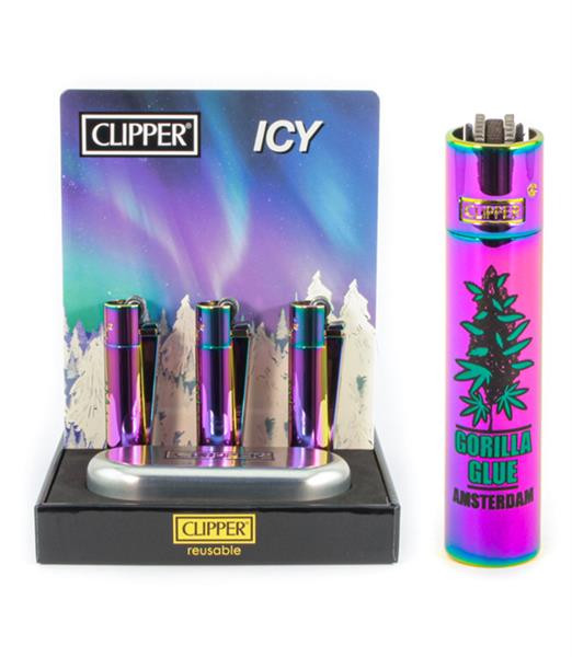 Growpoint_Clipper_Icy_Amsterdam_Gorilla_Glue_Display_Lighter