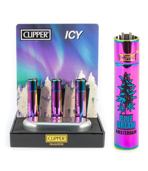Growpoint_Clipper_Icy_Amsterdam_Blue_Dream_Display_Lighter
