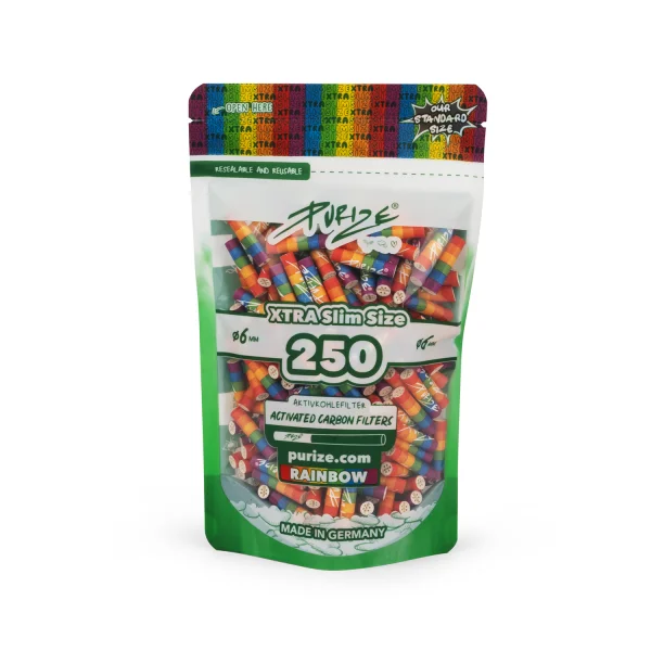 Purize - Xtra Slim Size - 250 St&uuml;ck - Rainbow