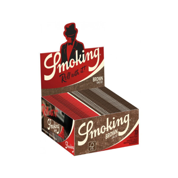 Smoking Kingsize - Brown - Box - 50 x 33 Stück