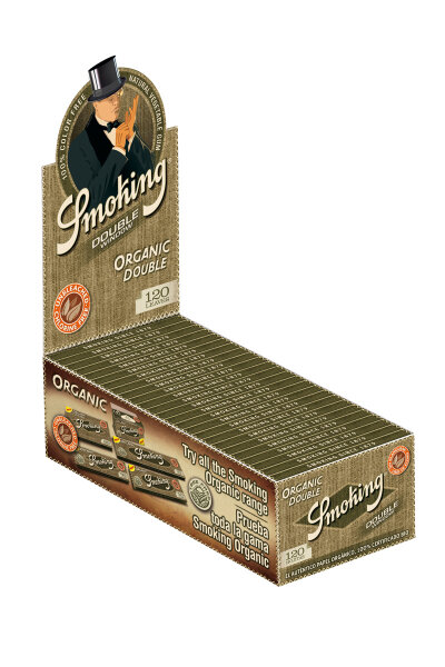 Smoking Double Window - Organic - Box - 25 Stück
