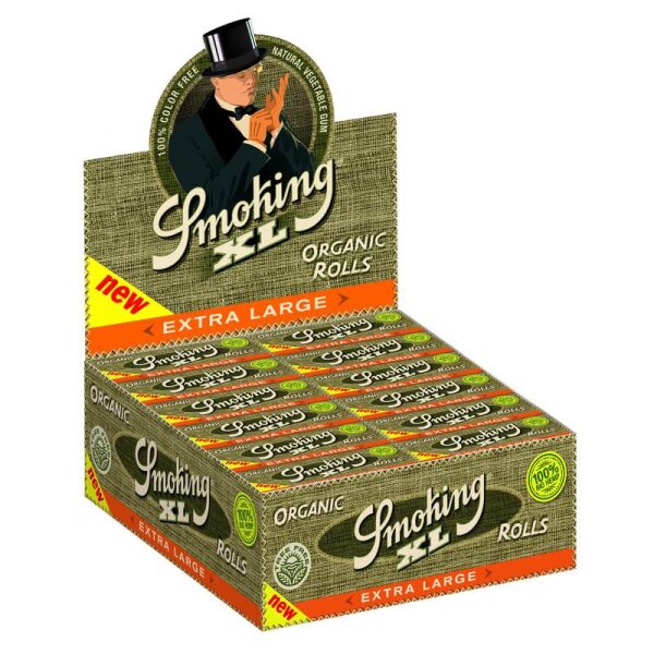 Smoking - Rolls - XL Organic - Box - 24 St&uuml;ck