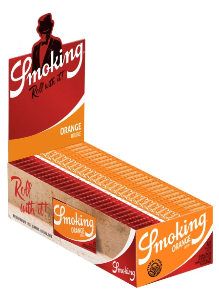 Smoking - Double Window - Orange - Box - 25 St&uuml;ck