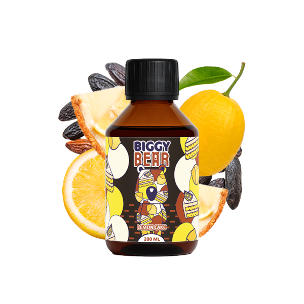 Biggy Bear - 200ml Liquid - Lemon Cake (ohne Nikotin)