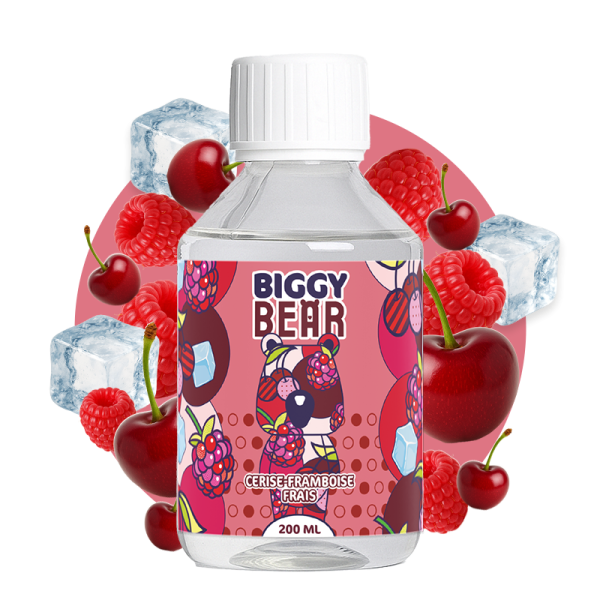 Biggy Bear - 200ml Liquid - Cerise Framboise Frais (ohne Nikotin)