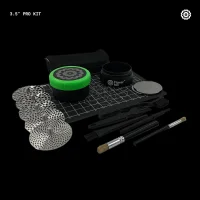 Flower Mill - Next-Gen Premium - PRO Stainless Series KIT - 3.5" - 89mm - 3 Layers