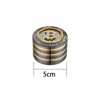 Champ High - Grinder Bling Bling Bitcoin - 50mm - 4 Layers