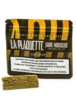 La Plaquette - CBD Hash - Jaune Mousseux - 3.5g