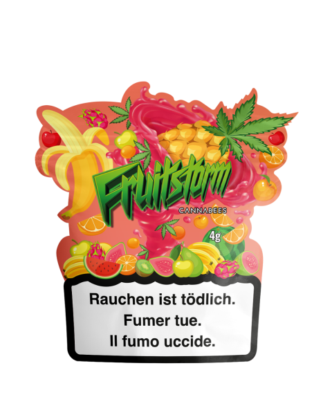 Cannabees - Fruitstorm - Indoor CBD Bl&uuml;ten - 4g