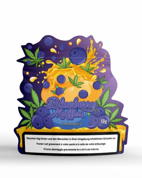Cannabees - Blueberry Muffin - Indoor CBD Bl&uuml;ten - 10g