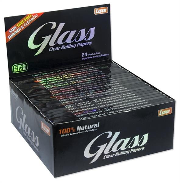 GLASS - Clear Rolling Papers KS - Box - 24 x 40 St&uuml;ck