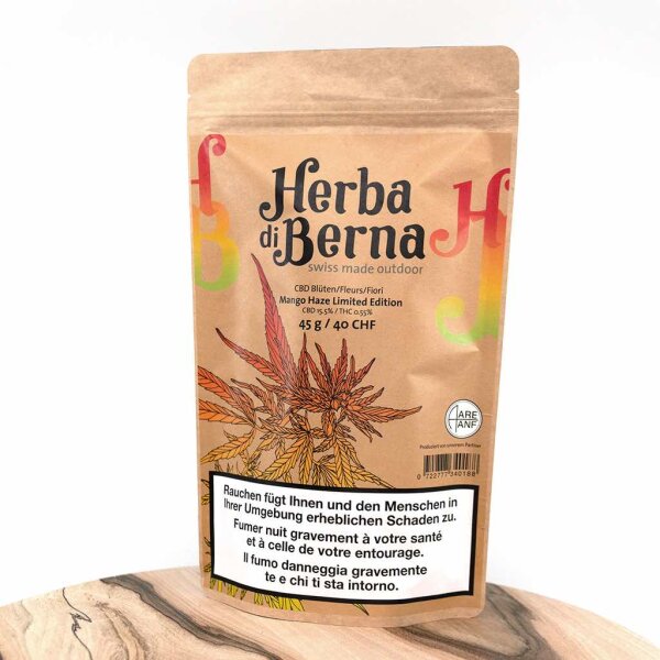 Herba di Berna - Oudoor CBD Bl&uuml;ten - Mango Haze - 45g