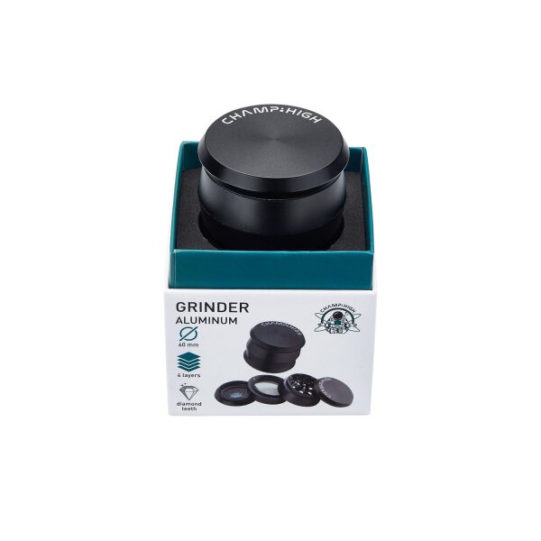Champ High - Grinder Matt Black - 60mm - 4 Layers