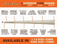 Pure Hemp - Unbleached Hemp Cones - King Size - Box - 1000 St&uuml;ck